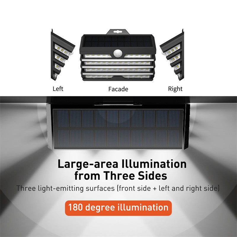 LED Solar Light Outdoor Motion Sensor Waterproof Solar Garden & Wall Lamp