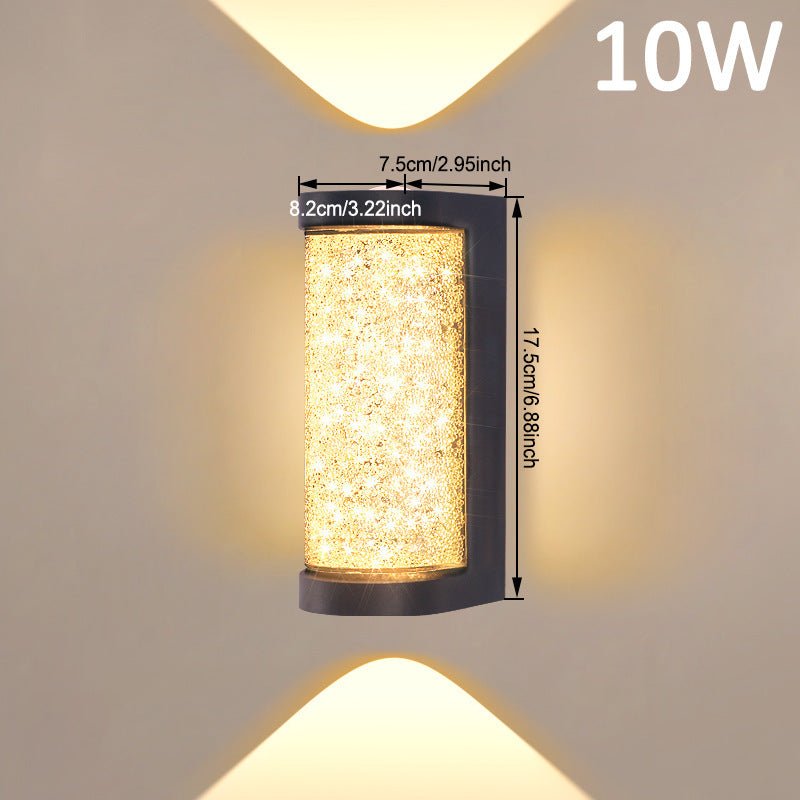 Indoor Crystal Wall Lamp Flashlight Modern Minimalist